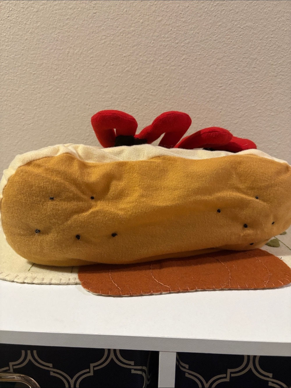 Casual Canine Plush Hot Dog Dog Costume Red and Yellow